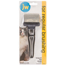 JW Pet GripSoft Cat Brush with Gentle Pins for Comfortable and Effective Groomin - £4.65 GBP
