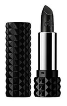 KVD Beauty KAT VON D Studded Kiss Lipstick in SLAYER Matte Black Full Size - $30.74