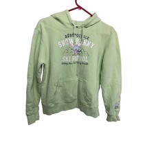 Aeropostale Womens Size Small Mint Green Long Sleeve Hoodie Sweatshirt Pullover - £8.87 GBP