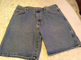 Size 38 Wrangler shorts Hero Authentic Jeans blue denim inseam 9 inch - £10.95 GBP