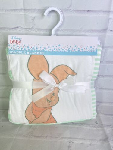 Disney Baby Winnie The Pooh Piglet Patchwork Lovey Security Swaddle Blanket NEW - $27.72