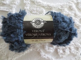 1-3/4 Oz. Loops &#39;n Threads Verona Acrylic, Nylon, Wool Bulky 5 Slate Yarn - £3.14 GBP