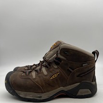 Keen Detroit XT Mens Brown Leather Lace Up Ankle Work Boots Size 10.5 D - £47.47 GBP