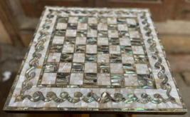 Handmade, Wood Chess Board, Game Board, Unique Board, Inlaid, Make To Order 16&quot; - $645.00