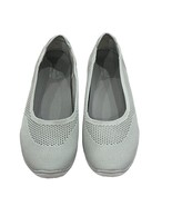 Cheeks Fit Body Ballet Flats Womens 10W Mesh Comfort Slip-On Gray - $26.24 CAD