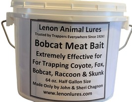 Lenon&#39;s Bobcat Meat Bait - Fox and Coyote Trapping Bait - 4 lb Jar - £31.06 GBP