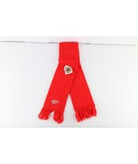 NOS Vintage 90s Detroit Red Wings Hockey Fringed Knit Winter Scarf Neck ... - $40.88 CAD