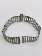 Vintage bamboo bonklip style stainless steel 1950&#39;s watch strap,19mm (VT-12) - £113.93 GBP