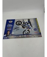 Dylan Ferrandis #108 Yamaha Blu Cru Racing Team Signed Poster SHIPPED RO... - £16.14 GBP