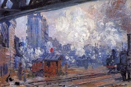 The Gare Saint-Lazare by Claude Monet - Art Print - £17.57 GBP+