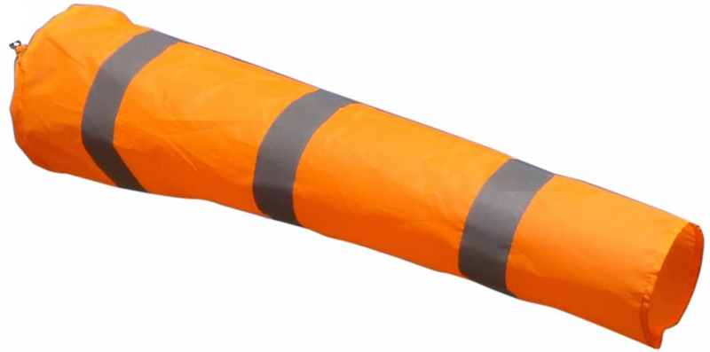 Outdoor Orange Rip-Stop Windsock Wind Sock Windsocks With Reflective Belts NEW - $20.76