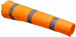 Outdoor Orange Rip-Stop Windsock Wind Sock Windsocks With Reflective Belts NEW - £16.59 GBP