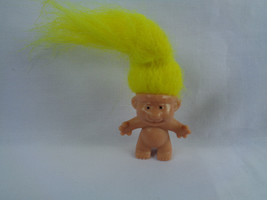 Miniature Yellow Hair Troll Pencil Topper - AS IS - £1.44 GBP