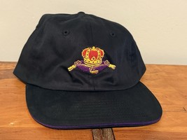 NEW Vintage Vonpok Crown Royal Adult Hat Black Purple Adjustable Embroid... - $304.04 MXN