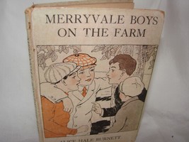 Merryvale Boys on the Farm by Alice Hale Burnett Illustrated hardcover c... - £11.82 GBP