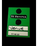 Ed Sheeran Tour Concert Backstage Pass Peel Off and Stick Sticker Aug. 2... - €20,46 EUR