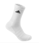 Adidas Cushioned SPW Crew Socks 3Pairs Unisex Sports Tennis Running Whit... - £21.05 GBP