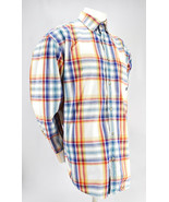 Wrangler Twenty X Mens White Multicolor Plaid Long Sleeve Shirt XL - $35.27 CAD
