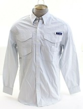 Columbia PFG Omni Shade Gray Bonefish Button Front Fishing Shirt Men&#39;s NWT - £78.65 GBP
