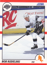 Bob Kudelski #305 - Kings 1990 Score Rookie Hockey Trading Card - £0.77 GBP