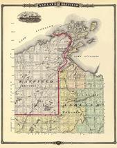 Ashland And Bayfield Counties - Wisconsin - 1878 - Map Poster - $9.99+