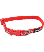 Red Reflective Lil Pals Dog Collar with Bones - £6.21 GBP