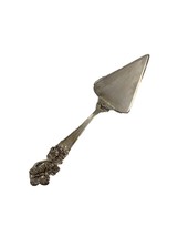 Studio Silverplate Silver Plate Cake Server Ornate Butterfly Handle 9.75&quot; Long - £11.65 GBP