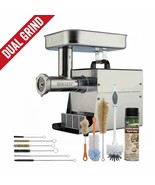 Dual Grind #8 Big Bite Meat Grinder + 11Pc Grinder Cleaning Kit - £555.79 GBP