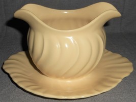 Gladding McBean - Franciscan CORONADO - MATTE YELLOW PATTERN Gravy Boat - $24.74