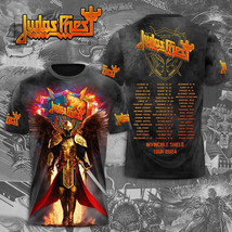 Judas_Priest Invincible Shield Concert 2024 US Tour 3D All Over Print T-Shirts - £11.05 GBP+