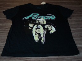Women&#39;s Teen Juniors Poison T-shirt Band Medium New w/ Tag Heavy Metal 1980&#39;s - $19.80