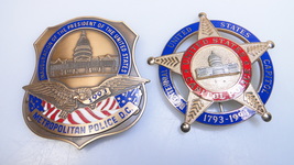 Blackinton US Presidential Inauguration DC Police &amp; Capitol 1993 Badges ... - £119.90 GBP