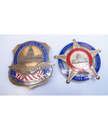 Blackinton US Presidential Inauguration DC Police &amp; Capitol 1993 Badges ... - £119.88 GBP