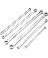 Juego 6 llaves combinadas dobles extra largas 8-19mm acero cromo vanadio... - $60.99