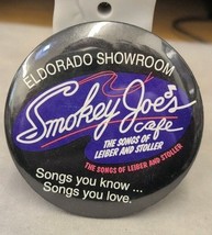 Vintage Pinback Button Eldorado Showroom Reno NV Smokey Joes Cafe Lieber... - $14.84