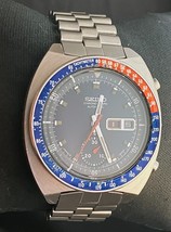 Beautiful Seiko 6139-6002  Blue Aussie - English/Roman Day Wheel, STELUX... - $790.00