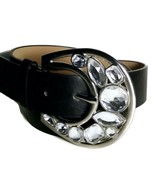 NWT $42 NEW ABS ALLEN SCHWARTZ Black Jewel Belt M - €11,48 EUR