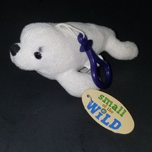 Wildlife Artists White Harp Seal Pup Plush Backpack Clip Keychain Small ... - $8.38