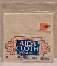 Super Value AIDA Cloth Counted Cross Stitch Fabric 14 Count 12&quot; X 12&quot; Wh... - $3.92