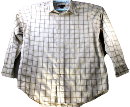 Marc Edwards Mens Dress Shirt Creme Size XL    684 - £5.97 GBP