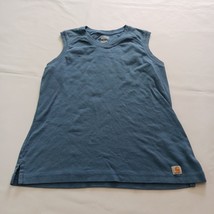 Carhartt Tank Top Women&#39;s Medium Sleeveless Lightweight Stretch 8-10 Shi... - $13.85