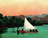 Cocoanut Island Shore Sailboat Hawaii HI Islands UNP  DB Postcard  Q13 - £7.00 GBP