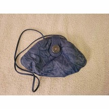 Bags By Hala Genuine Blue Gray Swirl Leather Shoulder Bag - £18.12 GBP