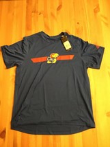 Mens M/medium Adidas NCAA kansas jayhawks Football Creator Tee Football t-Shirt - $19.79