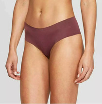 Auden Women&#39;s Size L (12-14) Invisible Edge Cheeky Panties Burgundy Mist NWT - £3.81 GBP