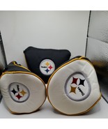 *Pittsburgh Steelers NFL Golf Club Headcover, Preowned Condition lot of 3 - $57.15 CAD