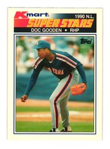 1990 Topps Kmart Super Stars #10 Doc Gooden New York Mets - £2.38 GBP