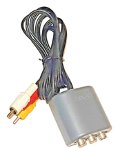 Sony AV Audio / Video  Adaptor / Video in Left Right Audio IN / Separate... - $18.47