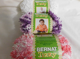 Bernat Tizzy Lot of 3 Mixed Colors - £15.16 GBP