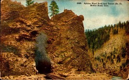 Vintage POSTCARD-SPHINX Head Rock &amp; Tunnel No31, Moffat Road, Colorado BK52 - £2.79 GBP